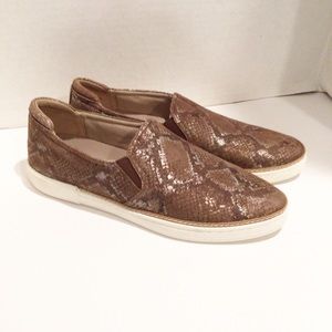 Naturalizer slip on snake print sneakers size 10